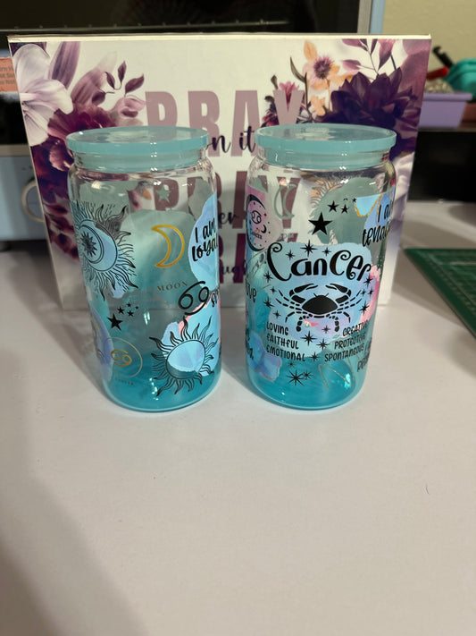 Tumbler Can Zodiac Cancer Design